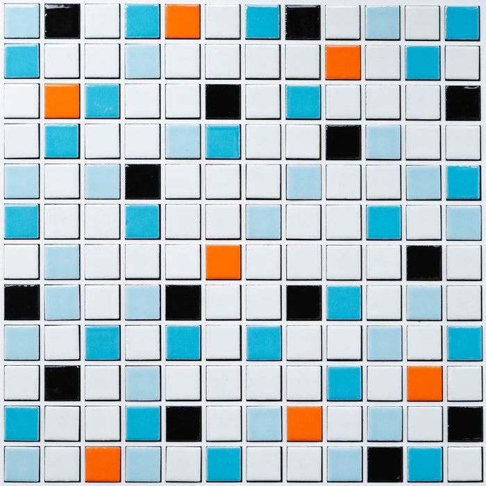 Vita Mosaic Porcelain Tile | Sunrise Blend | Gloss