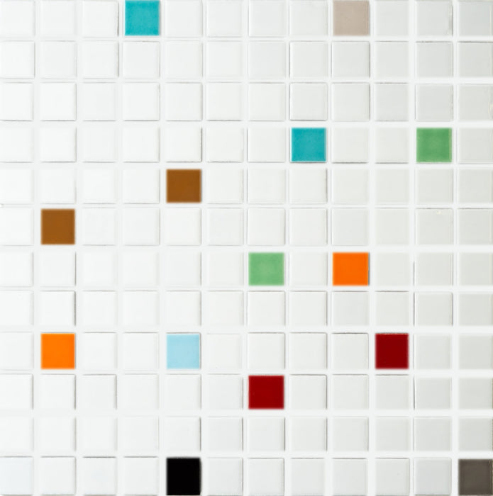 Vita Mosaic Porcelain Tile | Tango Blend | Matte