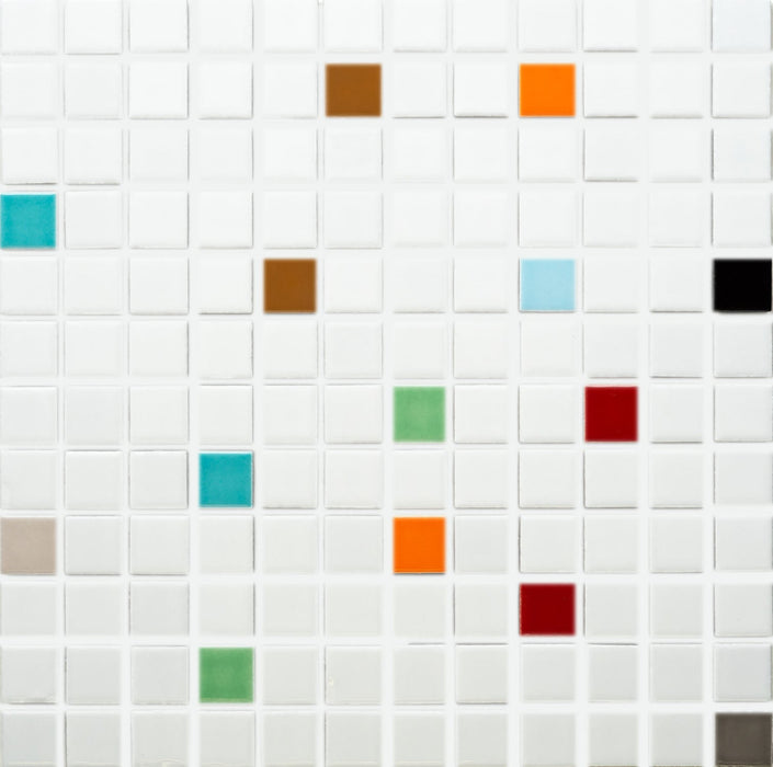 Sample of Vita Mosaic Tile | Tango Blend | Gloss