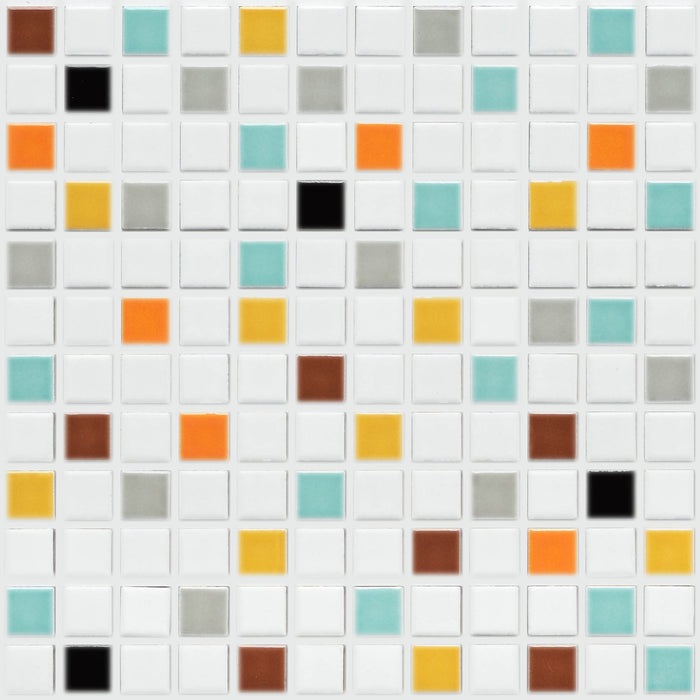 Vita Mosaic Porcelain Tile | Solstice Blend | Gloss