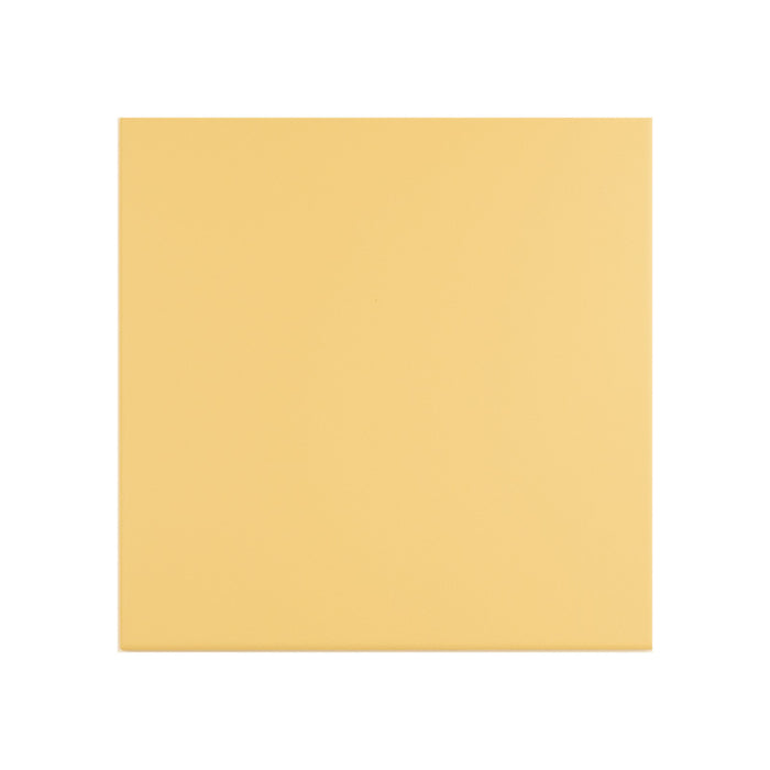 Modwalls ColorBlock 8 Porcelain Tile | Warm Sand | Yellow tile | Colorful Modern & Midcentury tile for bathrooms, kitchens, backsplashes, showers, floors, pools & outdoors.