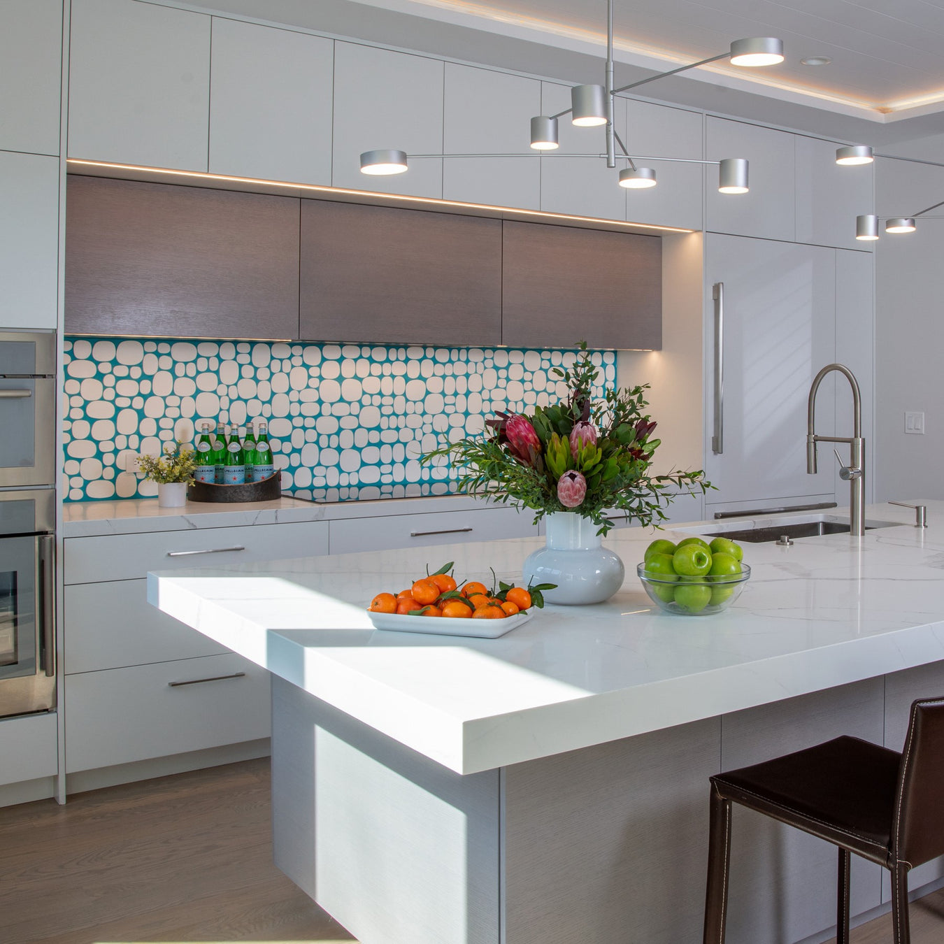 Modwalls Rex Rox Handmade Ceramic Tile | Lunar White | Midcentury tile designed by artist Rex Ray exclusively for Modwalls. Can be used for backsplashes, kitchens, bathrooms, showers & feature areas.