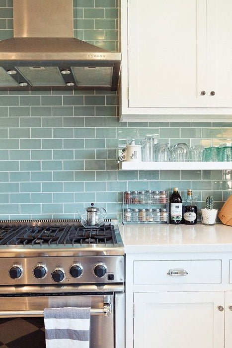 Kiln Ceramic 3x6 Tile | 105 Colors | Modern tile for backsplashes, kitchens, bathrooms and showers