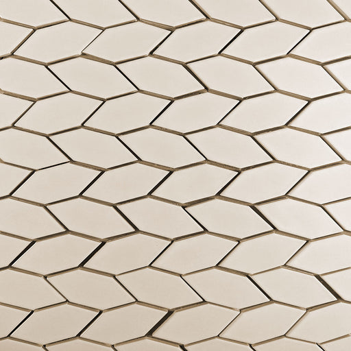 Modwalls Clayhaus Ceramic Mosaic Crystal Hex Pattern B Tile | 103 Colors | Modern tile for backsplashes, kitchens, bathrooms and showers