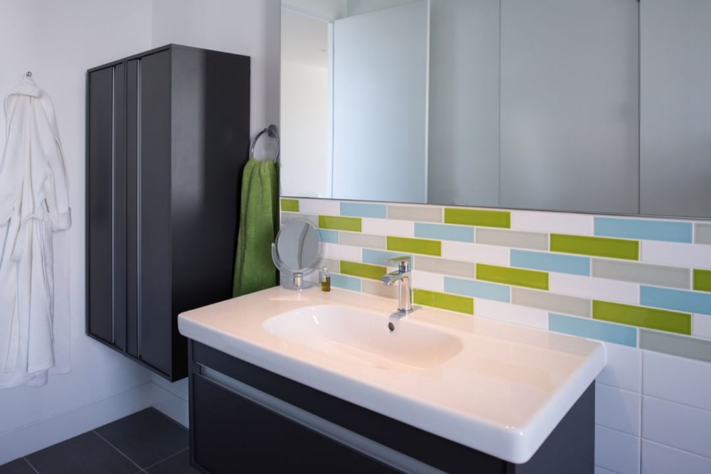Modwalls Kiln Handmade Ceramic Tile | 2x8 | Colorful Modern tile for backsplashes, kitchens, bathrooms, showers & feature areas.