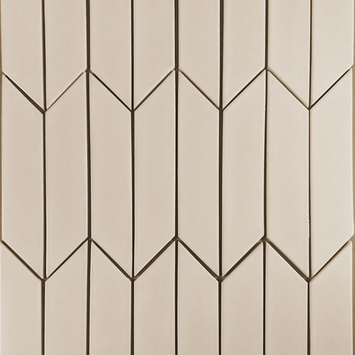 Modwalls Kiln Ceramic Chevron Tile | 103 Colors | Modern tile for backsplashes, kitchens, bathrooms and showers