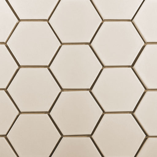 Modwalls Kiln Ceramic 4" Hexagon Tile | 105 Colors | Modern tile for backsplashes, kitchens, bathrooms and showers