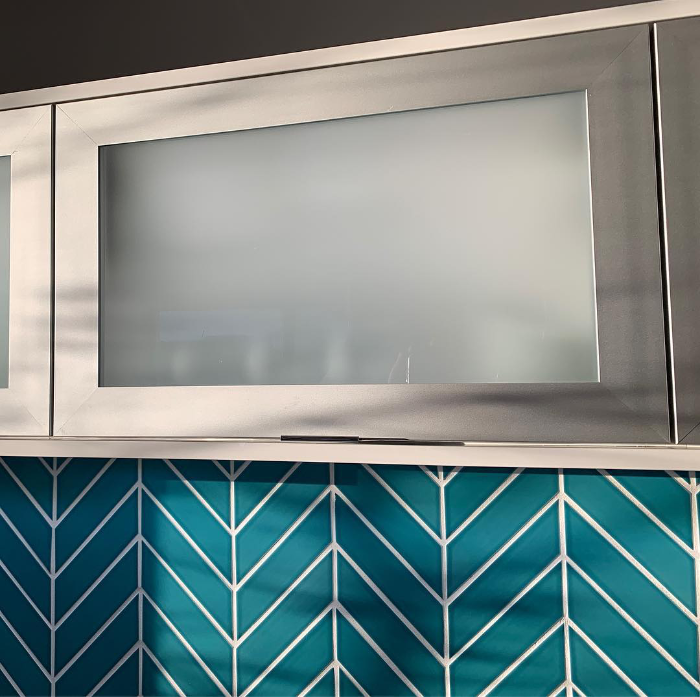 Modwalls Kiln Handmade Ceramic Tile | Chevron| Colorful Modern tile for backsplashes, kitchens, bathrooms, showers & feature areas.