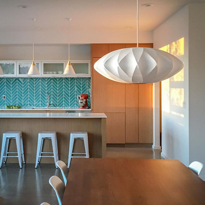 Modwalls Kiln Handmade Ceramic Tile | Chevron| Colorful Modern tile for backsplashes, kitchens, bathrooms, showers & feature areas.