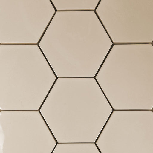 Modwalls Kiln Ceramic 5" Hexagon Tile | 105 Colors | Modern tile for backsplashes, kitchens, bathrooms and showers