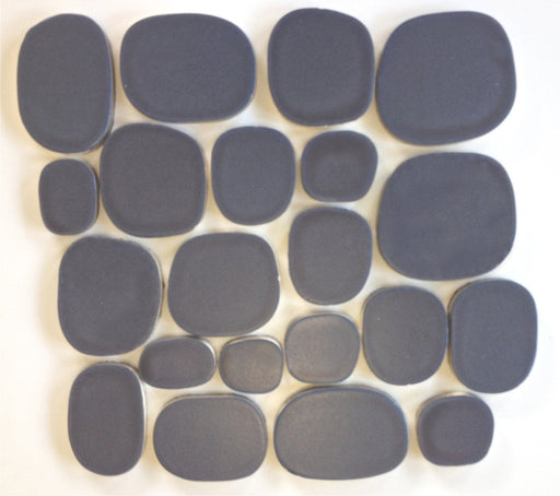 Modwalls Rex Ray Studio Rox Eclipse Tile | Black | Modern tile for backsplashes, kitchens, bathrooms, showers, pools, outdoor and floors