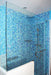 Modwalls Brio Glass Mosaic Tile | Cool Pool Blend | Modern tile for backsplashes, kitchens, bathrooms, showers, pools, outdoor and floors