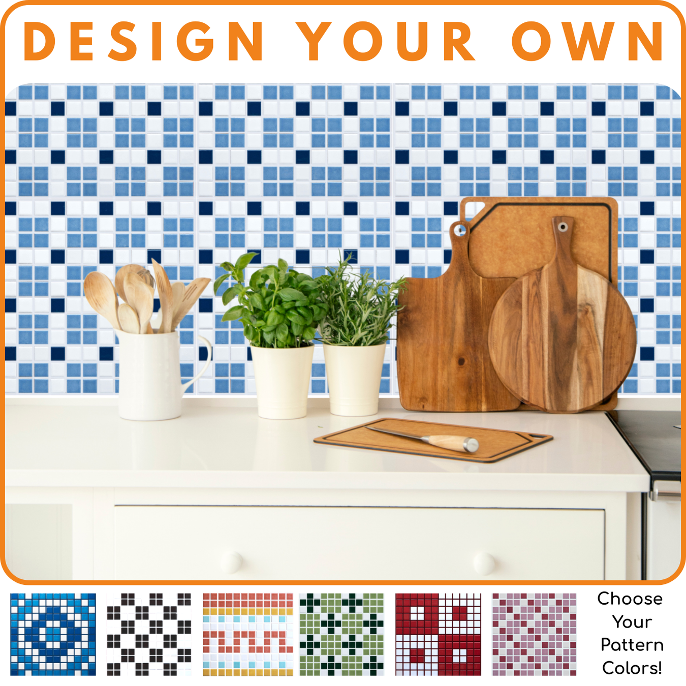 Vita Porcelain Mosaic Tile | Custom Patterns