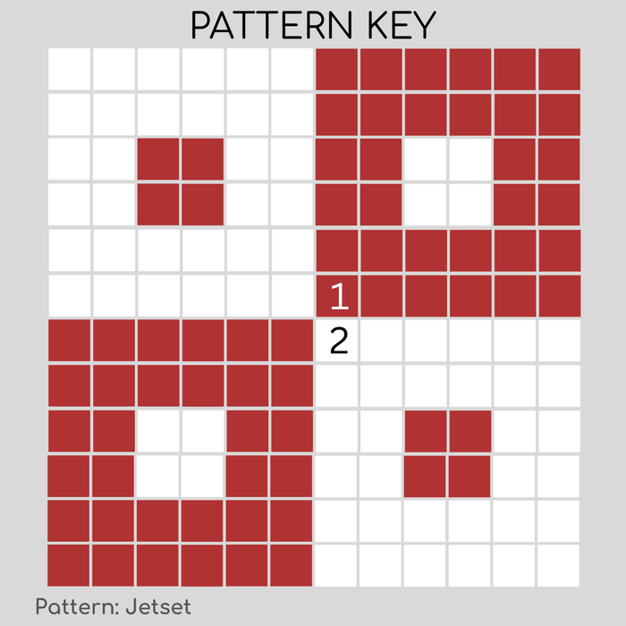 Vita Porcelain Mosaic Tile | Custom Pattern Jetset