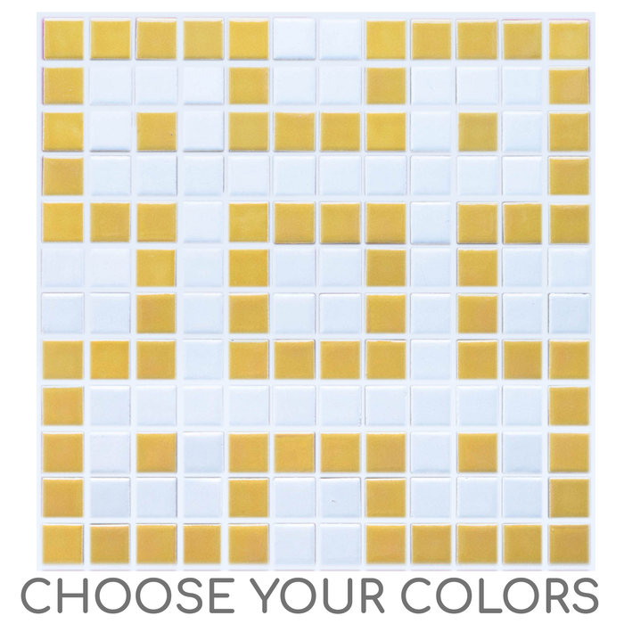 Vita Porcelain Mosaic Tile | Custom Pattern Deco