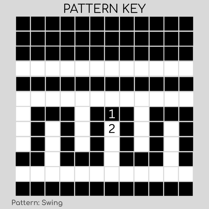 Vita Porcelain Mosaic Tile | Custom Pattern Border Swing