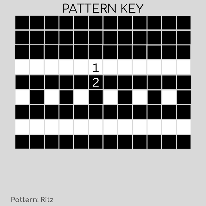 Vita Porcelain Mosaic Tile | Custom Pattern Border Ritz