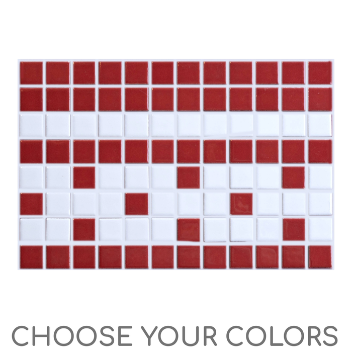 Vita Porcelain Mosaic Tile | Custom Pattern Border Link