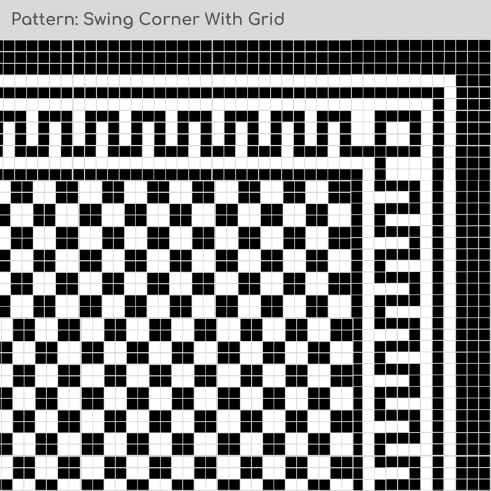 Vita Porcelain Mosaic Tile | Custom Pattern Grid