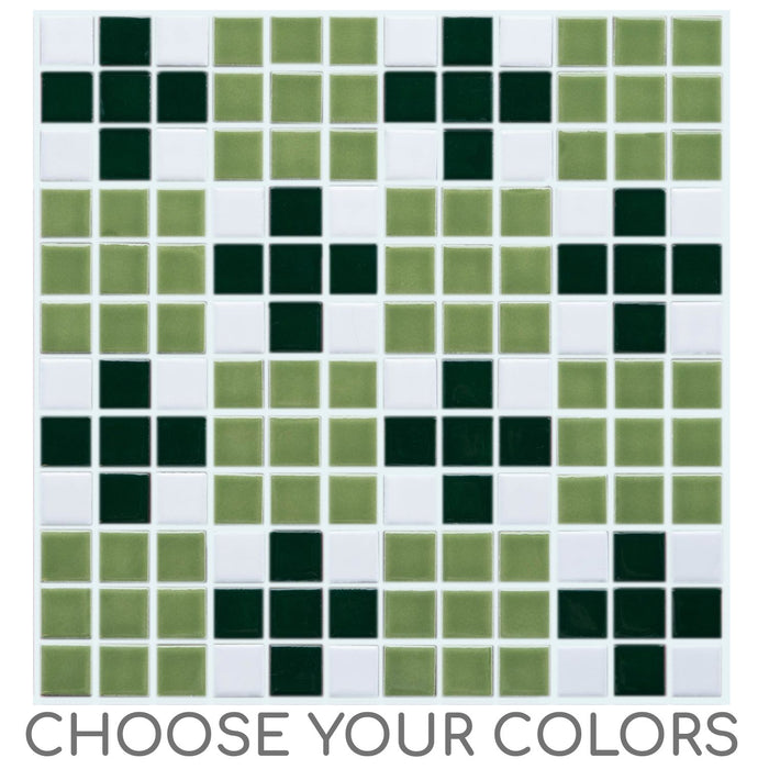 Sample of Vita Porcelain Mosaic Tile | Custom Pattern Parlor