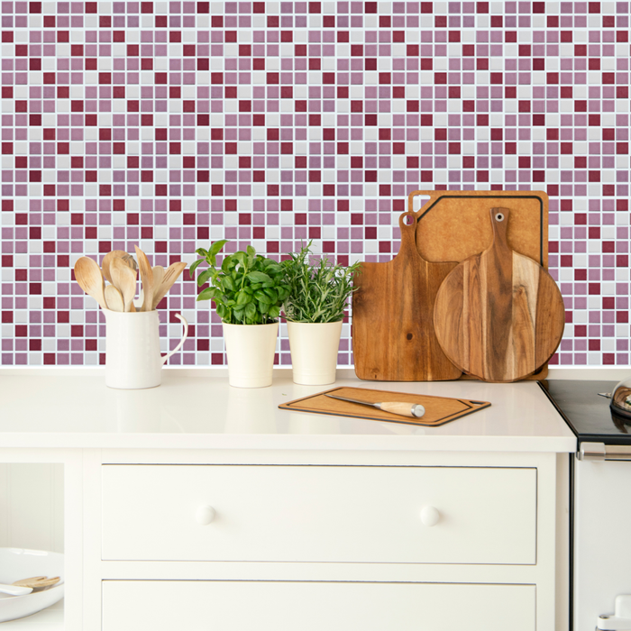 Vita Porcelain Mosaic Tile | Custom Pattern Retrograde