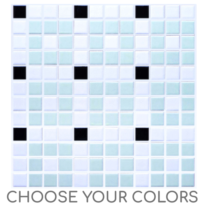 Vita Porcelain Mosaic Tile | Custom Pattern Axis