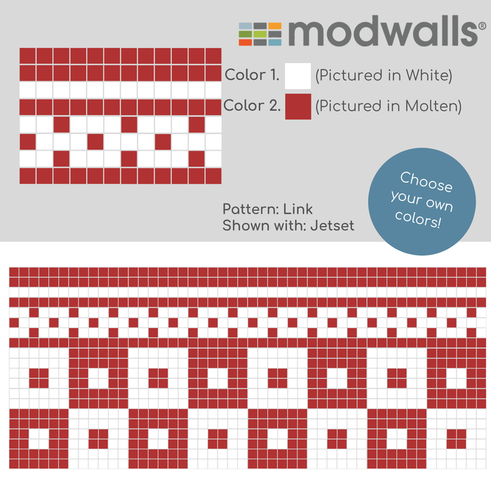 Vita Porcelain Mosaic Tile | Custom Pattern Border Link