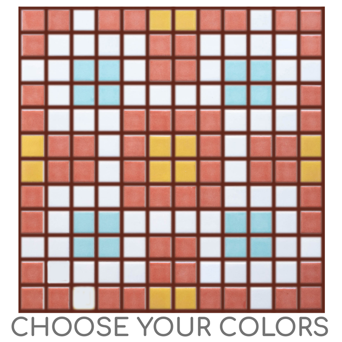 Vita Porcelain Mosaic Tile | Custom Pattern Vertex