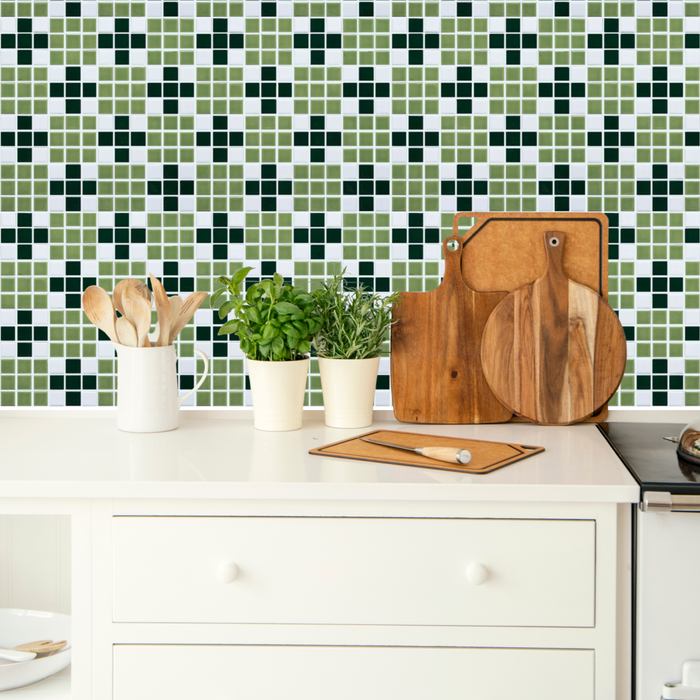 Vita Porcelain Mosaic Tile | Custom Pattern Parlor