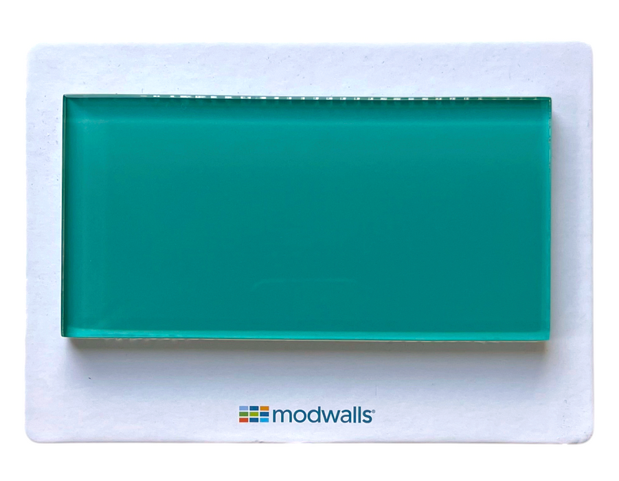 Lush Glass Subway Tile | Peacock 3x6