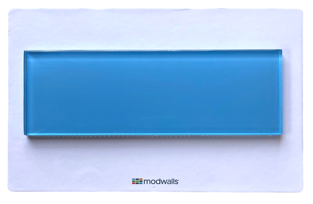 Lush Glass Subway Tile | Periwinkle 3x9