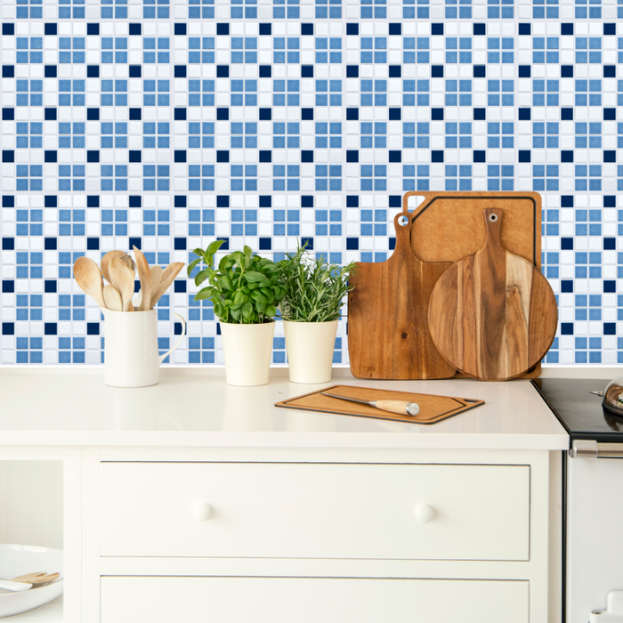 Vita Porcelain Mosaic Tile | Custom Pattern Matrix