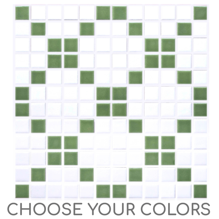 Vita Porcelain Mosaic Tile | Custom Pattern Luma