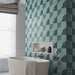 This depicts a custom porcelain mosaic tile pattern. 