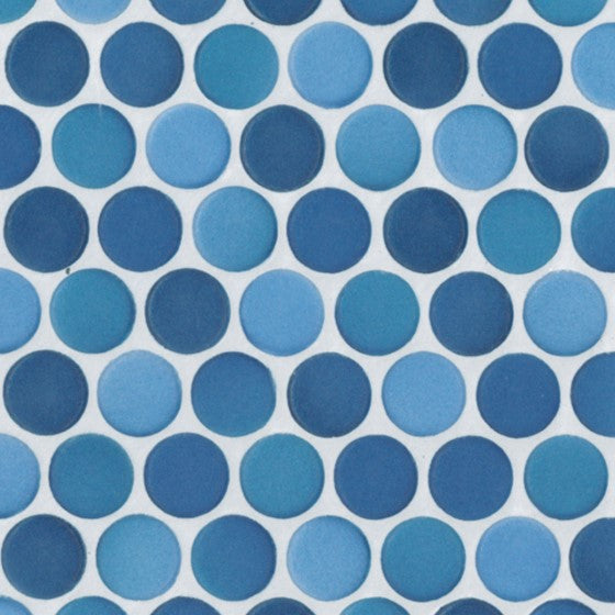 Sample of PopDotz Porcelain Tile | Berry Blend 1" Matte