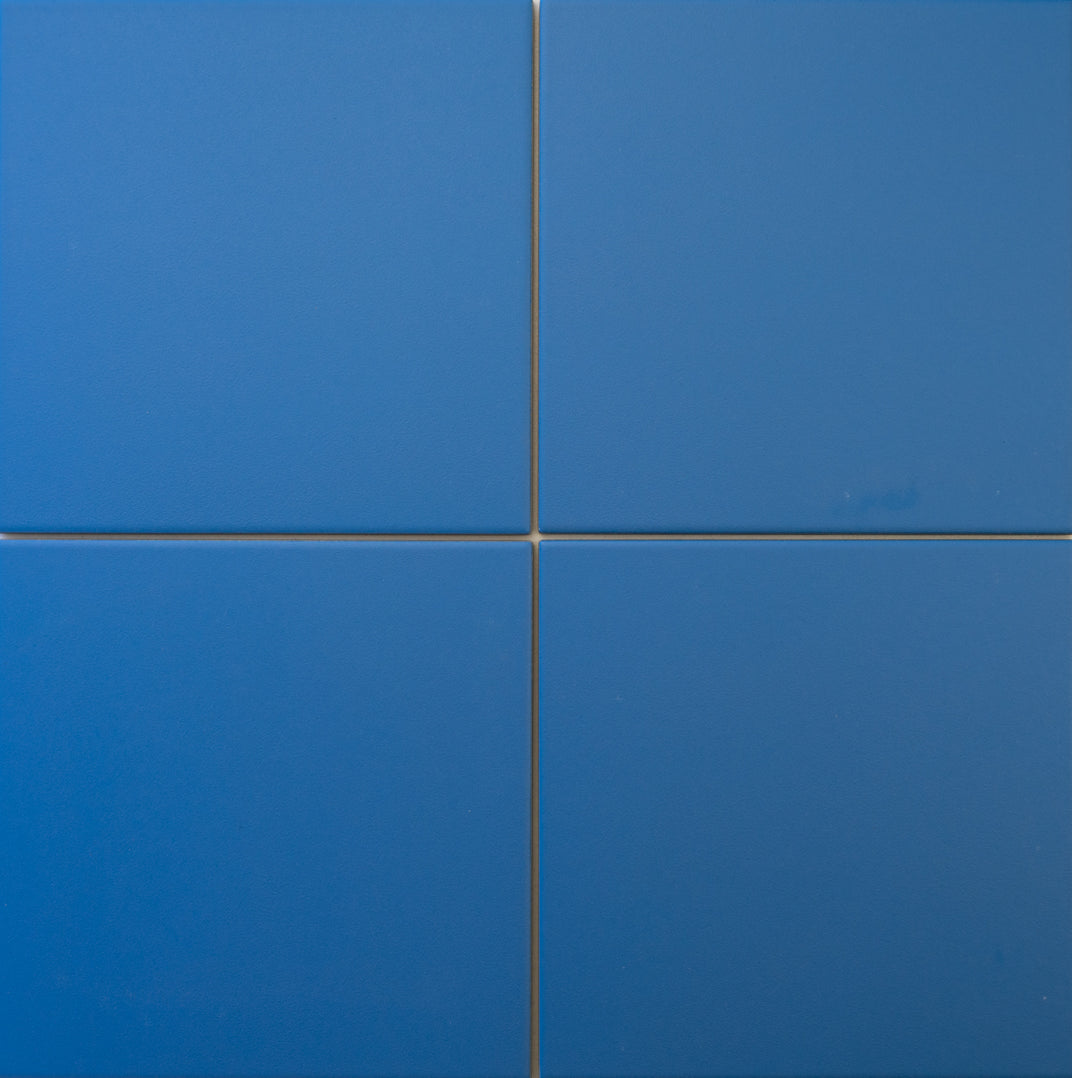 Modwalls | ColorBlock Porcelain Floor & Outdoor Tile | Blue Jay | Blue