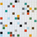 Modwalls Brio Glass Mosaic Tile | Atomic | Colorful Modern & Midcentury glass tile for kitchens, bathrooms, backsplashes, showers, floors, pools & outdoors. 