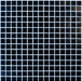 Modwalls Brio Glass Mosaic Tile | Black | Colorful Modern & Midcentury glass tile for kitchens, bathrooms, backsplashes, showers, floors, pools & outdoors. 