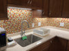 Modwalls Brio Glass Mosaic Tile | Custom Blend | Colorful Modern & Midcentury glass tile for kitchens, bathrooms, backsplashes, showers, floors, pools & outdoors. 