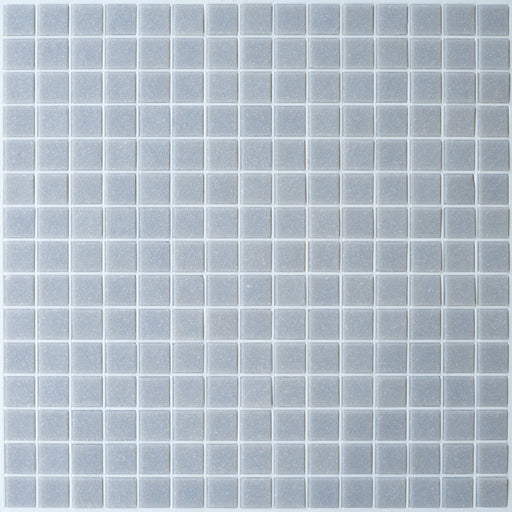 Modwalls Brio Glass Mosaic Tile | Flannel Gray | Colorful Modern & Midcentury glass tile for kitchens, bathrooms, backsplashes, showers, floors, pools & outdoors. 