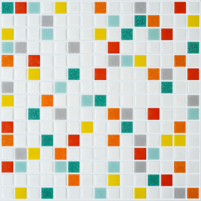 Brio Glass Mosaic Tile | Miami Blend