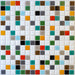 Modwalls Brio Glass Mosaic Tile | Midlands | Colorful Modern & Midcentury glass tile for kitchens, bathrooms, backsplashes, showers, floors, pools & outdoors. 