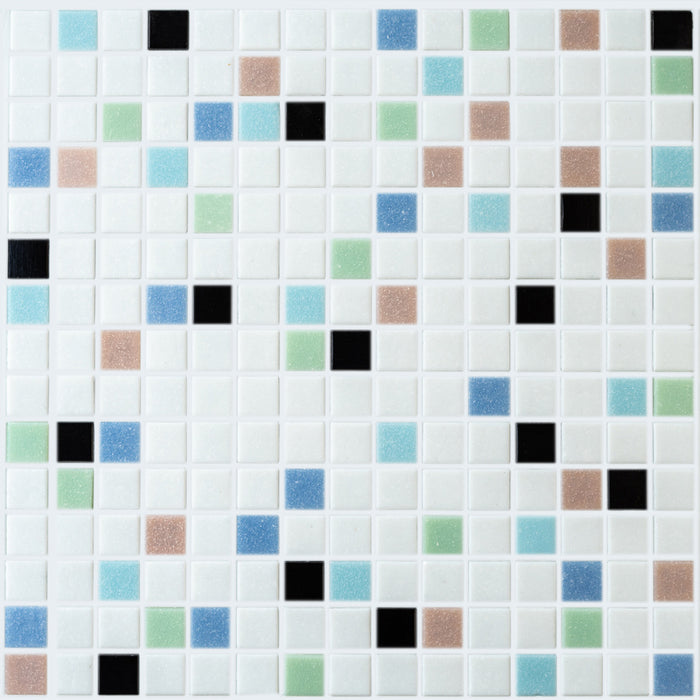 Brio Glass Mosaic Tile | Sarasota Blend