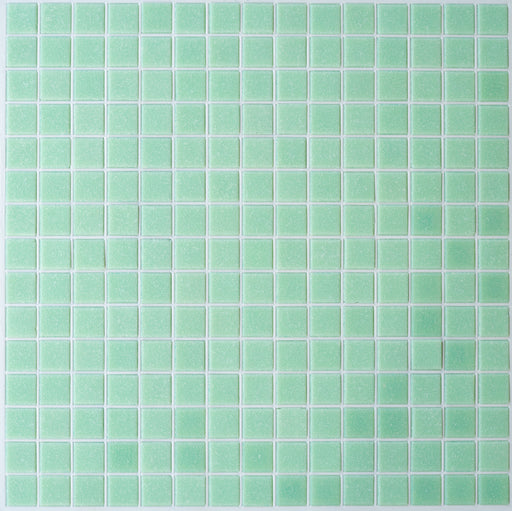 Modwalls Brio Glass Mosaic Tile | Spearmint Green | Colorful Modern & Midcentury glass tile for kitchens, bathrooms, backsplashes, showers, floors, pools & outdoors. 
