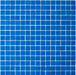 Modwalls Brio Glass Mosaic Tile | True Blue | Colorful Modern & Midcentury glass tile for kitchens, bathrooms, backsplashes, showers, floors, pools & outdoors. 
