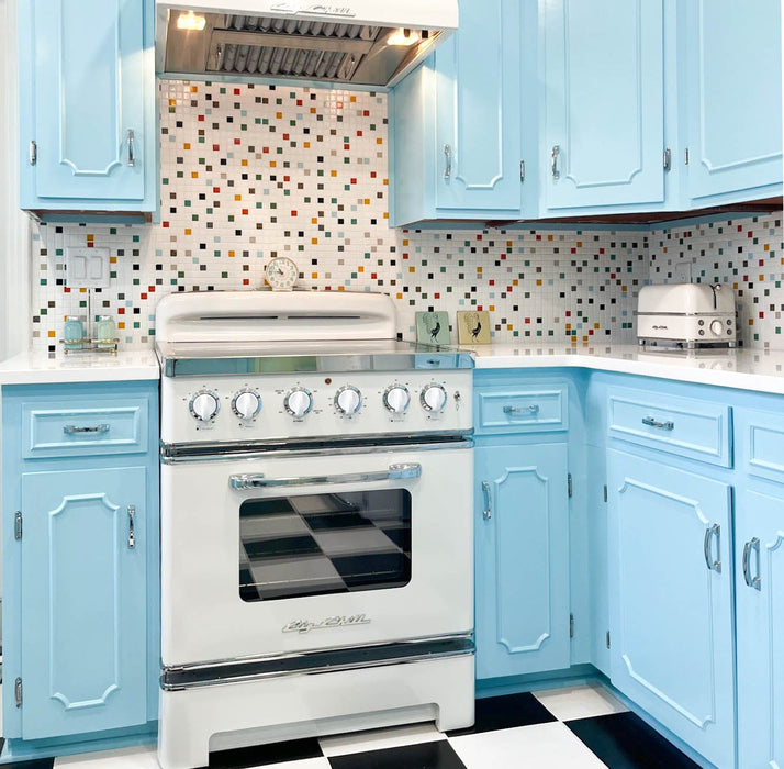 Brio Glass Mosaic Tile | Atomic Blend