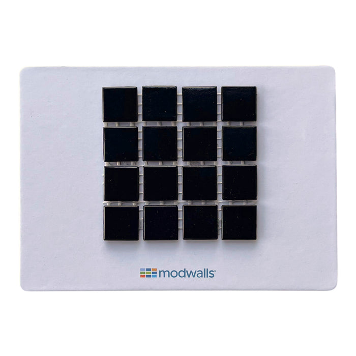 Brio Glass Mosaic Tile | Black