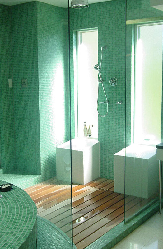  Modwalls Brio Glass Mosaic Tile | Custom Blend | Colorful Modern & Midcentury glass tile for kitchens, bathrooms, backsplashes, showers, floors, pools & outdoors. 