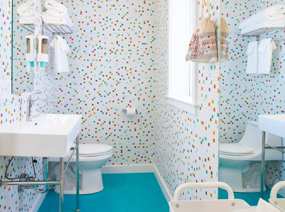 Brio Glass Mosaic Tile | Palm Springs Blend