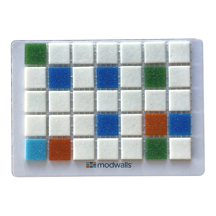 Brio Glass Mosaic Tile | Sausalito Blend